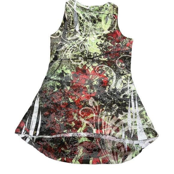 Unbranded Multicolor Floral Beaded Top Size M - Picture 1 of 4